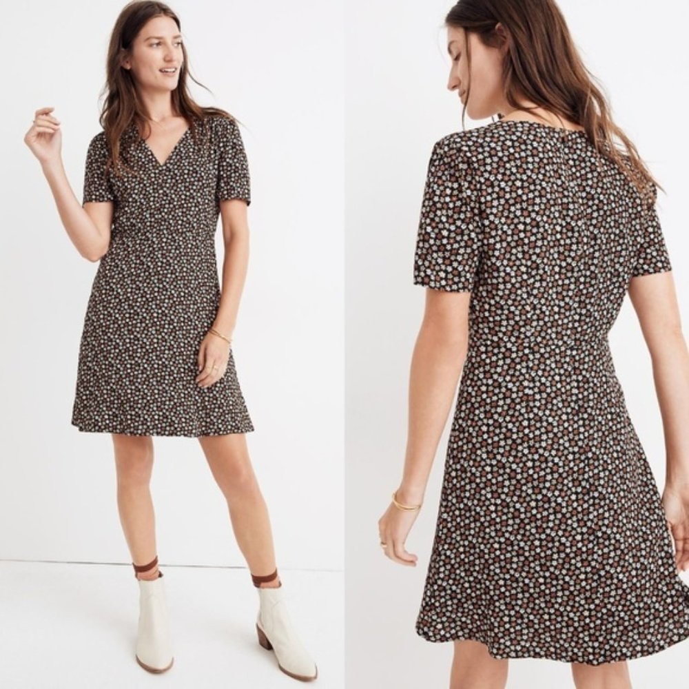 Madewell Dawnflower Mini Dress in Petite Blooms
